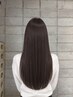 憧れのうるツヤ☆縮毛矯正+カット+DEEP LAYERトリートメント ¥15000