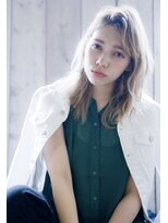 シエナ 渋谷(Siena)&nbsp;プラチナベージュ×かき上げバング