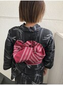 浴衣着付け&アレンジ¥6480