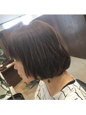 シルエットが可愛い♪ フラット系ボブスタイル