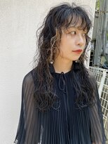 カフネ ジュントス ヨロ(Cafune' juntos YOLO)&nbsp;《Cafune/YOLO》顔まわりbobレイヤー　ウルフ♪　ロングパーマ