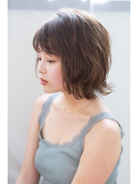 アリエッタ ギンザツー(ARIETTA GINZA2) 無造作　抜け感ベージュ　レイヤーボブ★切りっぱなしボブ 小顔