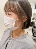 インナーハイライト/インナーカラー/フェイスフレーミング/ボブ