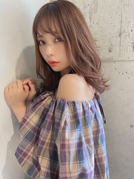 ルービック 難波(Rubik's) エアリー外ハネ_色っぽふんわりミディ