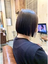 ジョージ(Jo-Ji)&nbsp;黒髪ミニボブ 肩上ボブ 切りっぱなしボブ ストレートボブ