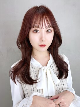 アイティーバイアルバム 八王子店(IT by ALBUM) くびれミディ_ショコラベージュボブルフベビーバング_8931