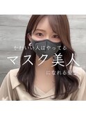 20代30代大人かわいいセミロングヘア★2way前髪