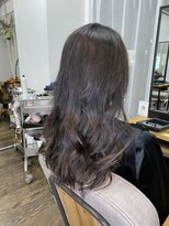 ヘアアンドメイク スタジオ ミムロ(HAIR&MAKE STUDIO MIMURO) ロングウェーブヘア・艶グレージュ