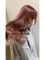 ヘアアンドメイク 心座(hair&make) ピンクベージュ