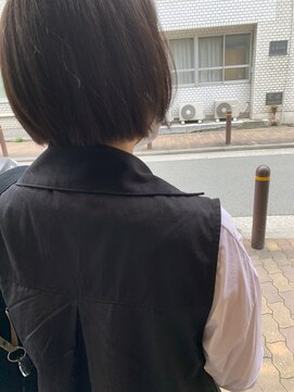 リー 甲子園(Lee) ナチュラルブラウン × パツっとボブ ---