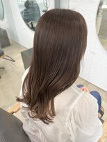 ビーヒアナウ N゜03 金沢駅西店(BE HERE NOW)&nbsp;ブリーチなし☆ミルクティーブラウン