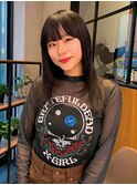 韓国　ハイレイヤー　ワンホン　モードヘア【大宮美容室】