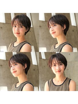 スナッグルサロン(SNUGGLE SALON) 前髪ありショートボブ20代30代40代/ひし形/丸み/池袋/イメチェン