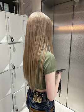 リリー(Lilley) 【lilley 稲永麻衣】エクステ+ブリーチカラー+天神韓国ヘア