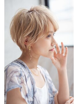 アッシュ 池袋店(Ash) 10代20代30代『ハイトーンショート』　　＃池袋駅