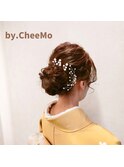 結婚式参列 着付け ヘアセット
