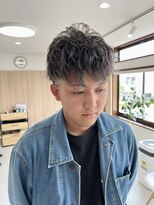 メロウ(mellow)&nbsp;メッシュキャップハイライト×ホワイトシルバー