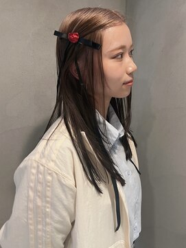 ペレ 梅田(PELE) 前髪/アンブレラカラー/こなれミディ/イメチェン/ウェーブパーマ