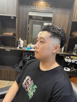バーバーショップノア(BARBERSHOP NOR) 極道パーマ