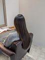 ヘアー プレイス ガーデン(Hair Place GARDEN)&nbsp;縮毛矯正。シャッキリすぎない自然な感じが多いです。