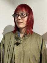 ヌウ(nuu) 〈生平〉暖色カラー/パキッと赤/ザクザクレイヤー/ダブルカラー