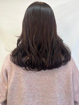 ヘアメイク ミチ 富田店(HAIRMAKE MICHI) 【MICHI 富田店　杉本 郁美】ブラウン　顔周りレイヤー