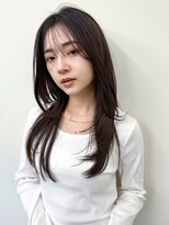 ガーランドギンザ(Garland Ginza)&nbsp;ロングレイヤーシースルーバング顔まわり