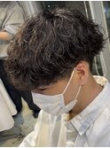 鹿児島波巻きスパイラルパーマシャドウパーマ波巻きパーマ30代