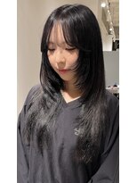 アム(amu)&nbsp;ハッシュカット/ブルーブラック