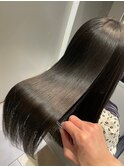 美髪矯正*縮毛矯正*髪質改善トリートメント*黒髪*地毛風カラー