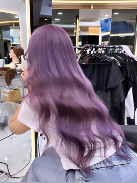 ラピス 福岡天神店(Lapis) パープルカラー/ブリーチ/髪質改善/レイヤーカット/ハイトーン