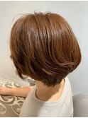 髪質改善カラー/大人ショート