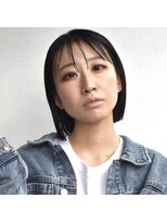 ドルセ(Dulce) 暗髪でもかわいい！ぷつっとボブ