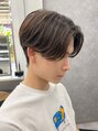 エルマーク 梅田中津(L-MARK)&nbsp;ニュアンスパーマでつくるセンターパート[大阪/メンズカット]
