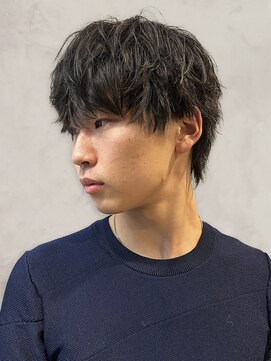 サロンリベルテ(salon Liberte) 無造作マッシュメンズショート☆夏カラーデジタルパーマ