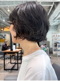 CAF 照下 ボブパーマ 夏のヘアアレンジ　大阪パーマ