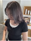 ラベンダーグレージュ/藤墳/enu烏丸/京都美容室
