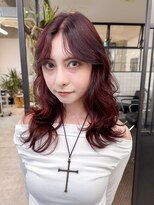 アンドスタイル(&style)&nbsp;ブリーチなしレッド　ダブルカラー