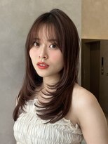 オムニス 表参道(Omnis)&nbsp;美髪レイヤーカット/顔まわりレイヤー/くびれミディアムレイヤー