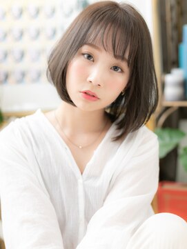 カバーヘア ブリス 大宮西口(COVER HAIR bliss) シースルーレイヤーカット小顔前下がりボブh4大宮20代30代40代