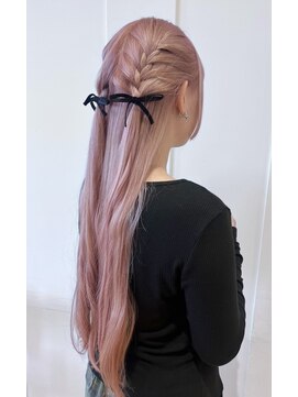 コワファースト  させぼ五番街店(COIFF1RST) pail pink color★