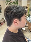 メンズのナチュラルツーブロックスタイル