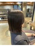 ボブ/外ハネ切りっぱなし
