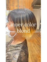 ロイ(ROI)&nbsp;インナーカラー　ブロンド