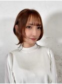 レイヤーカット　くびれレイヤー　ボブ　マッシュショート　前髪