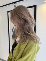 ヴィア 京都烏丸(Via)&nbsp;ケアブリーチ/ダブルカラー/くすみベージュ/ハイトーン