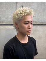 オーシャントーキョー ホワイト 原宿(OCEAN TOKYO WHITE) スパイキーショートベリーショート短髪アップバングフェード