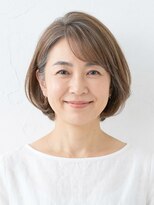 と和×美髪クリニック 巣鴨店&nbsp;大人可愛い小顔ショートボブ◇手入れ楽ちん白髪ぼかしハイライト