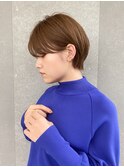 ハンサムショート/丸みショートボブ/20代30代40代50代/顔周り