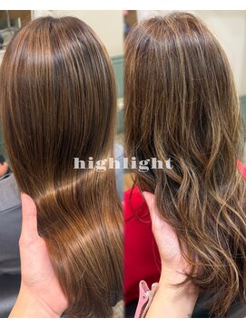 アズーア ヘアーアンドスパ(azure hair&spa) 白髪ぼかしハイライト